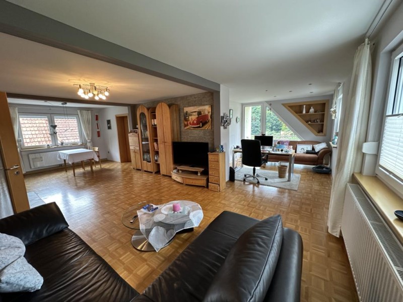 Blick zum Balkon OG