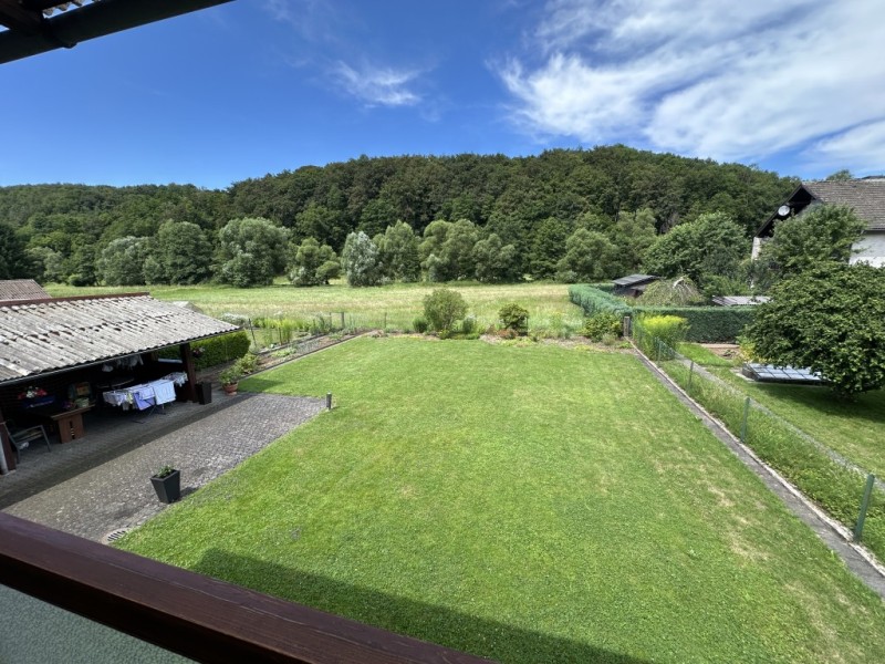 Blick vom Balkon