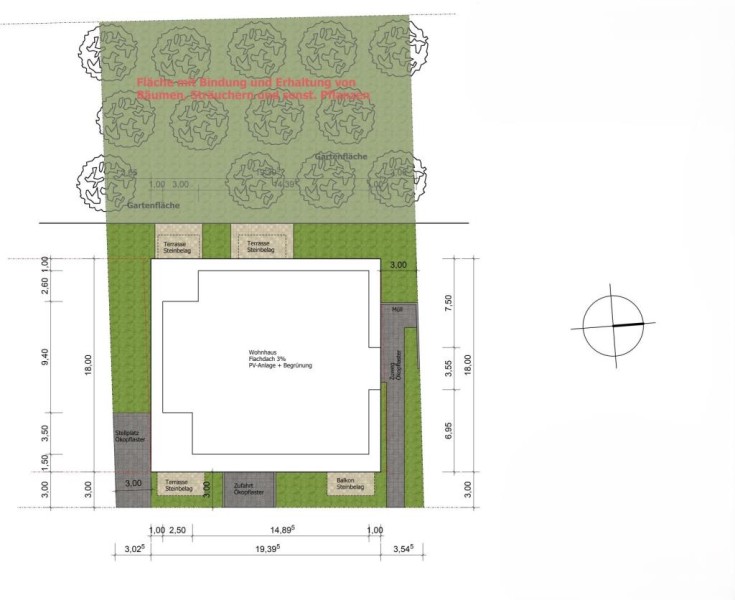 Freiflächenplan