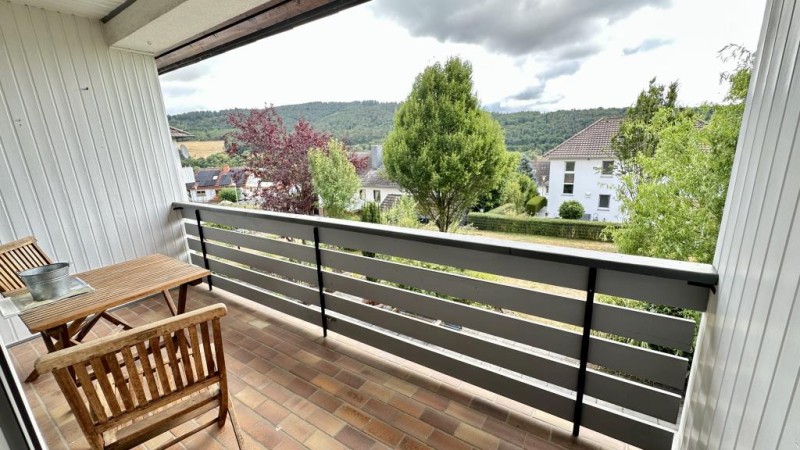 Weitsicht vom Balkon